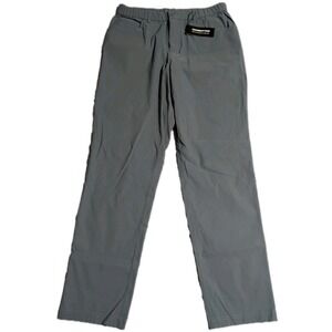Bearbottom Transit Pants Mens Large 30 Inseam Gray Stretch Travel NWT
